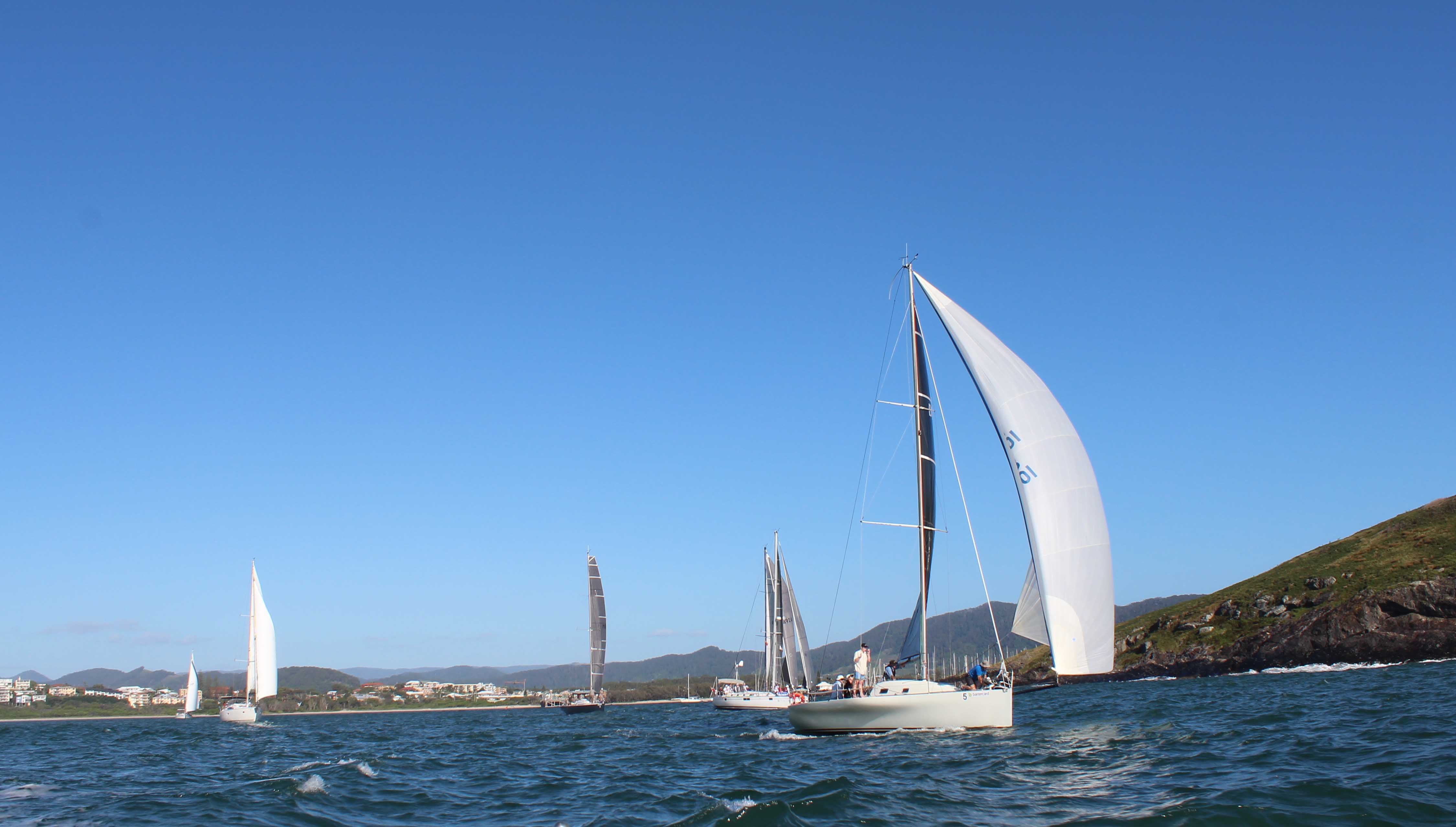 RUNAWAY – Line Honour Winners in the 2016 Bartercard Coffs to Paradise Yacht Race