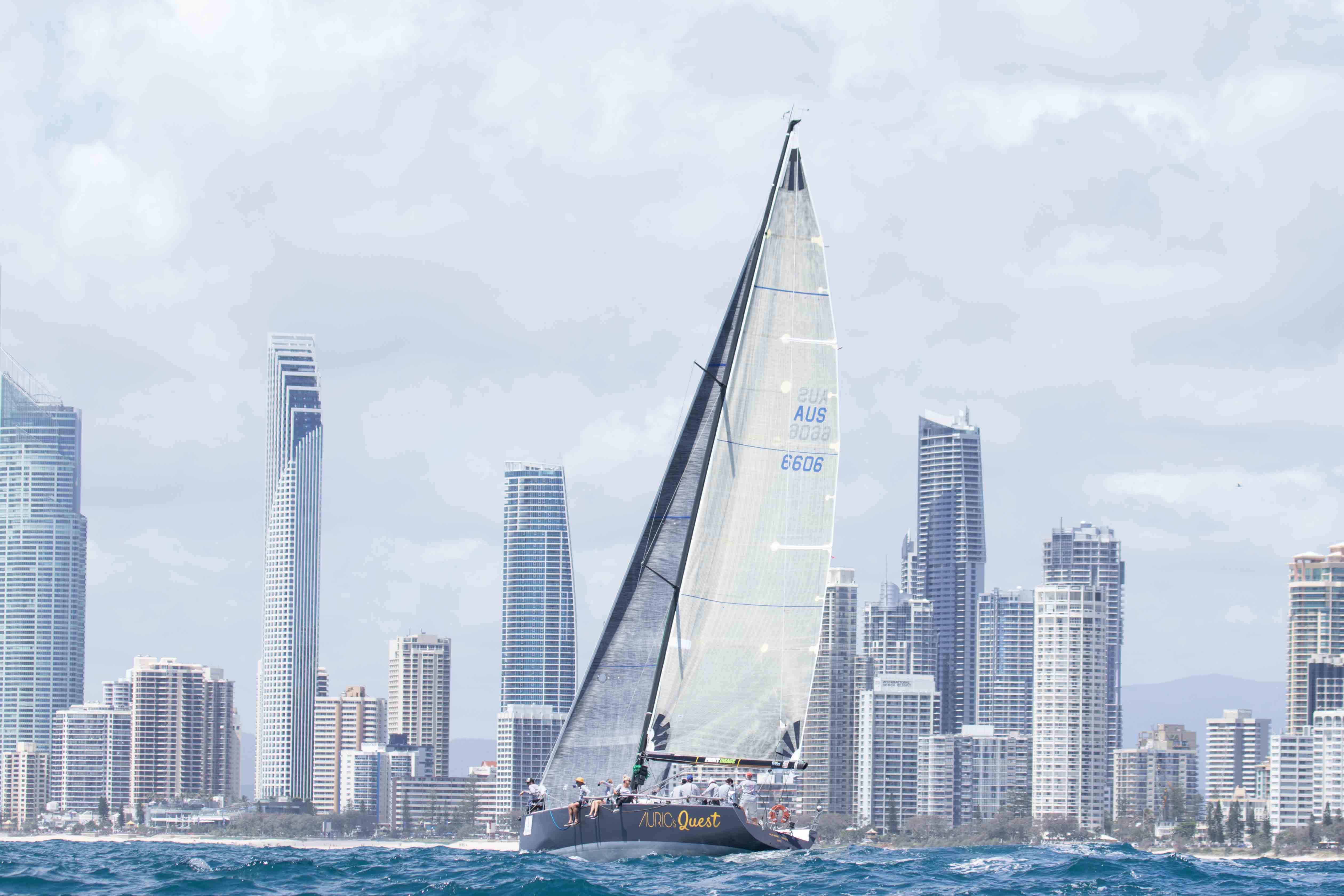 Fred Bestall’s Auric’s Quest, crowned Champion of the 2017 Bartercard Sail Paradise Regatta, IRC Division